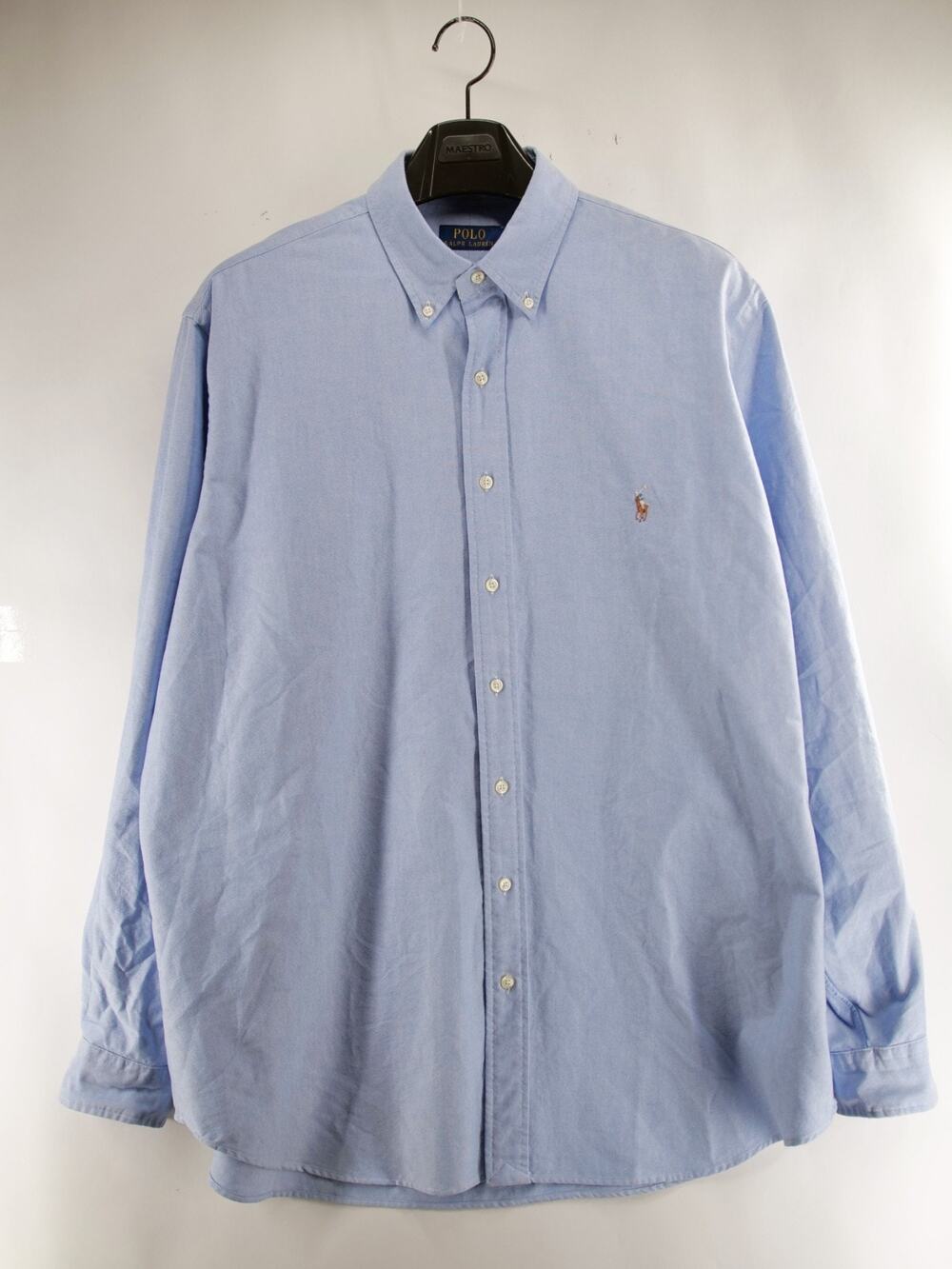 Polo Ralph Lauren Men's Oxford Shirt Light Blue Button Down Classic Fit XLT Tall